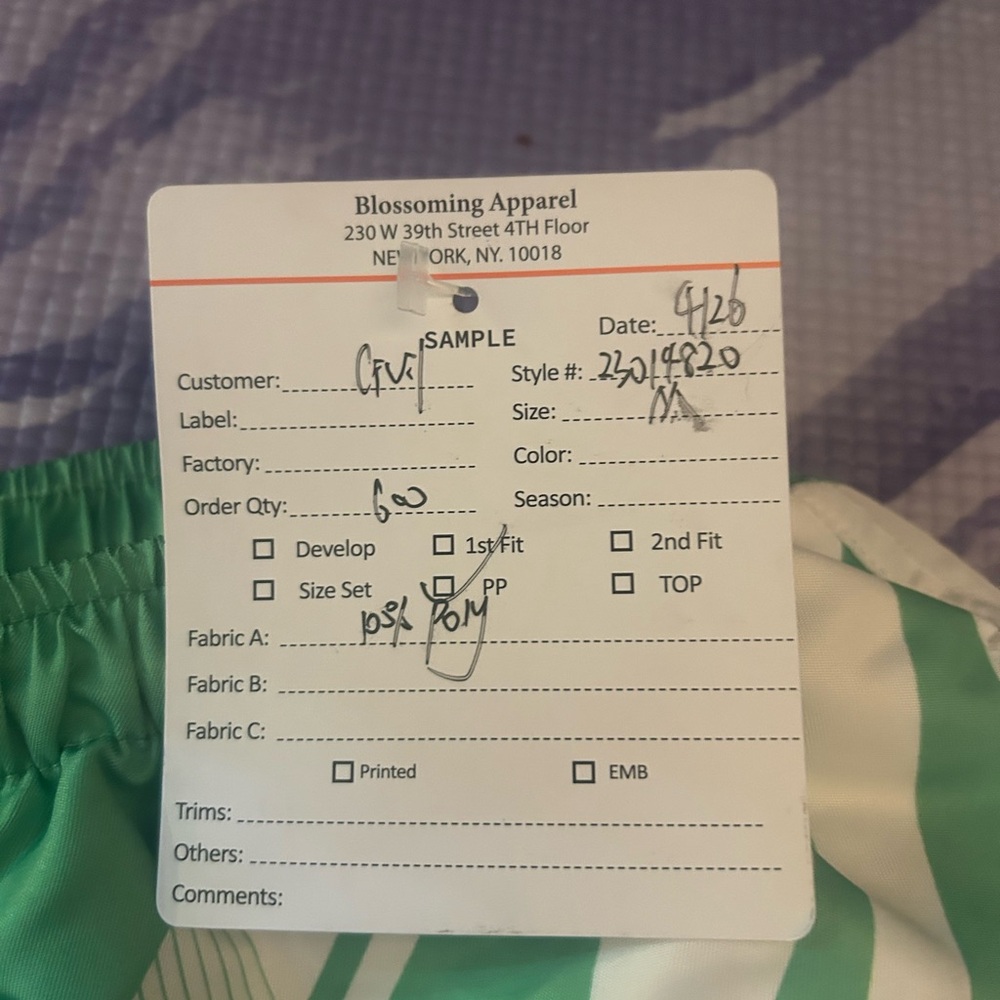 CIVIL REGIME SAMPLE SWIM BOTTOMS